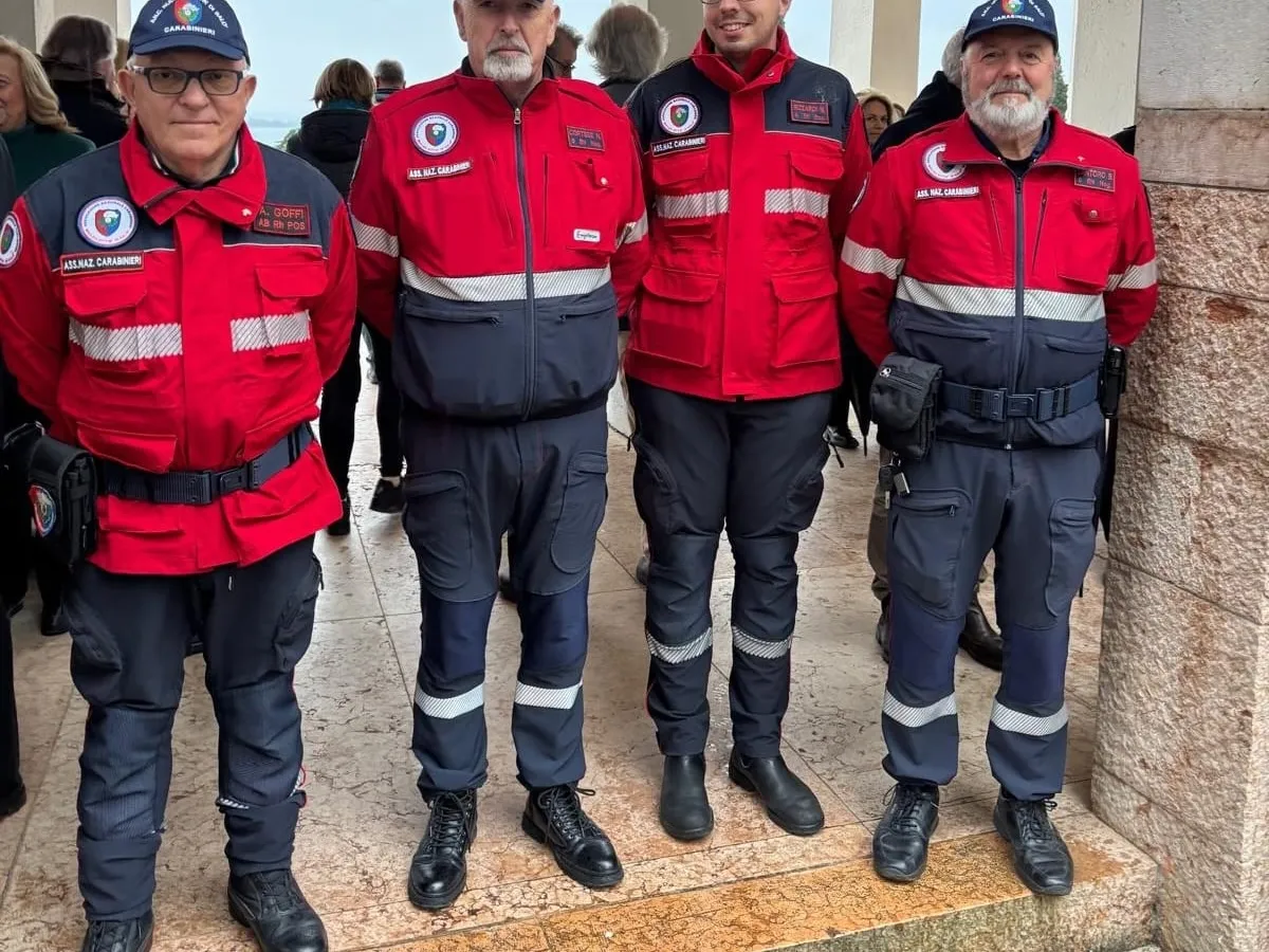 Volontari del Direttivo durante un servizio