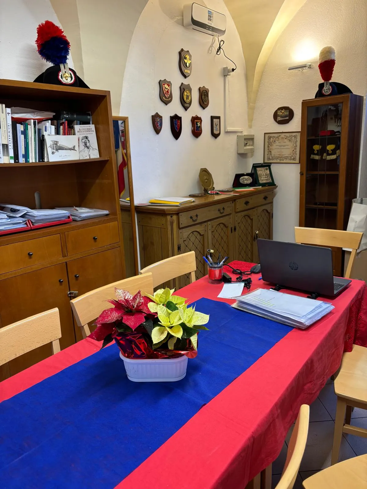 Volontari ANC durante un servizio di assistenza alla comunità